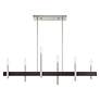 6_Livex Denmark 40"W Brushed Nickel 6-Light Linear Chandelier more views