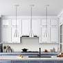 7_Livex Dulce 7 1/2" Wide Brushed Aluminum Mini Pendant more views