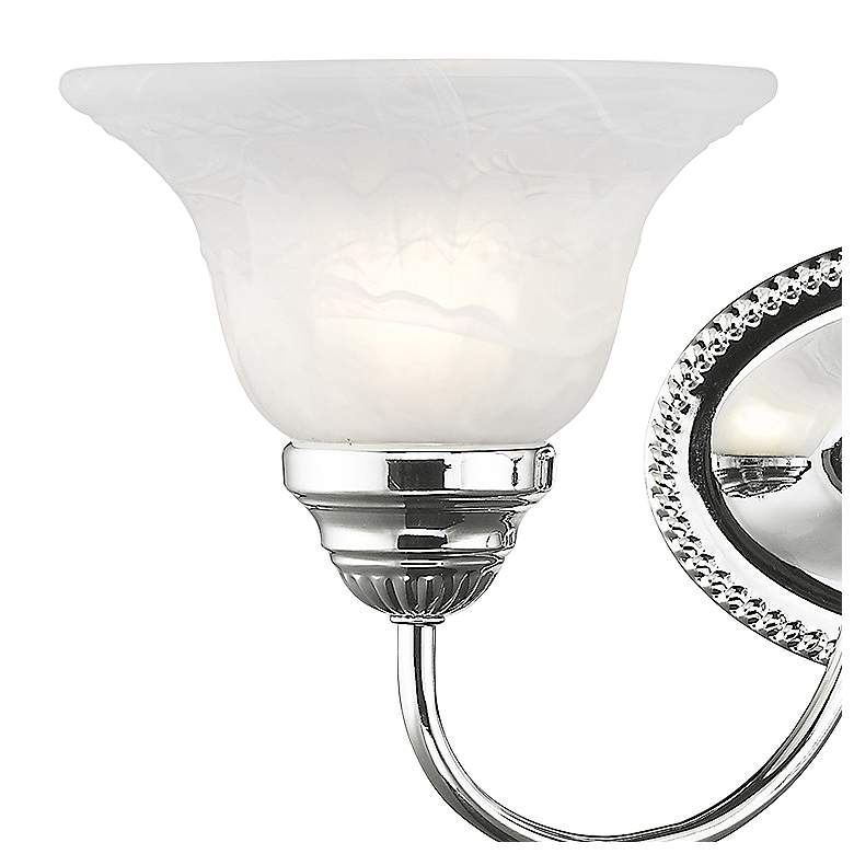 Image 3 Livex Edgemont 17" Wide 2-Light Chrome Finish Vanity Bath Light more views
