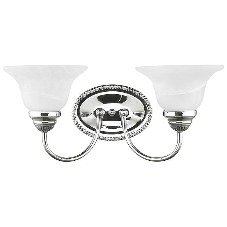 Image 4 Livex Edgemont 17" Wide 2-Light Chrome Finish Vanity Bath Light more views