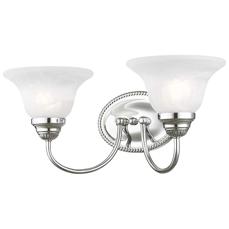 Image 7 Livex Edgemont 17" Wide 2-Light Chrome Finish Vanity Bath Light more views