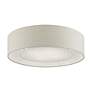 Livex Ellsworth 21" 4-Light Silver and Gray Semi-Flush Ceiling Light in scene