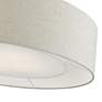 Livex Ellsworth 21" 4-Light Silver and Gray Semi-Flush Ceiling Light in scene