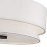 6_Livex Fontana 18" 4-Light Bronze Off-White Double Drum Ceiling Light more views