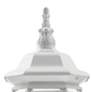 3_Livex Frontenac 21" High Textured White Lantern Outdoor Post Light more views