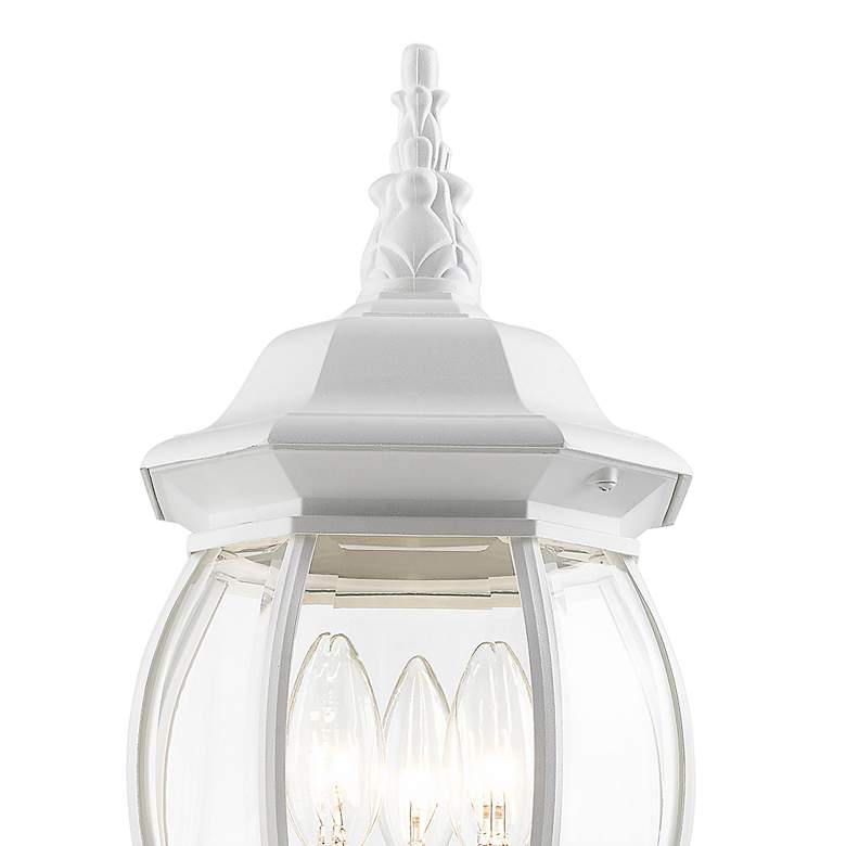 Image 3 Livex Frontenac 23" High White Upward Lantern Outdoor Wall Light more views