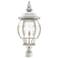 Livex Frontenac 27 1/2" Textured White Lantern Outdoor Post Light