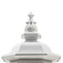 3_Livex Frontenac 27 1/2" Textured White Lantern Outdoor Post Light more views
