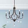 1_Livex Glendale 24 1/2"W English Bronze 5-Light Chandelier