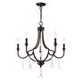 5_Livex Glendale 24 1/2"W English Bronze 5-Light Chandelier more views
