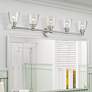 1_Livex Haddington 42" Wide Brushed Nickel 5-Light Bath Light