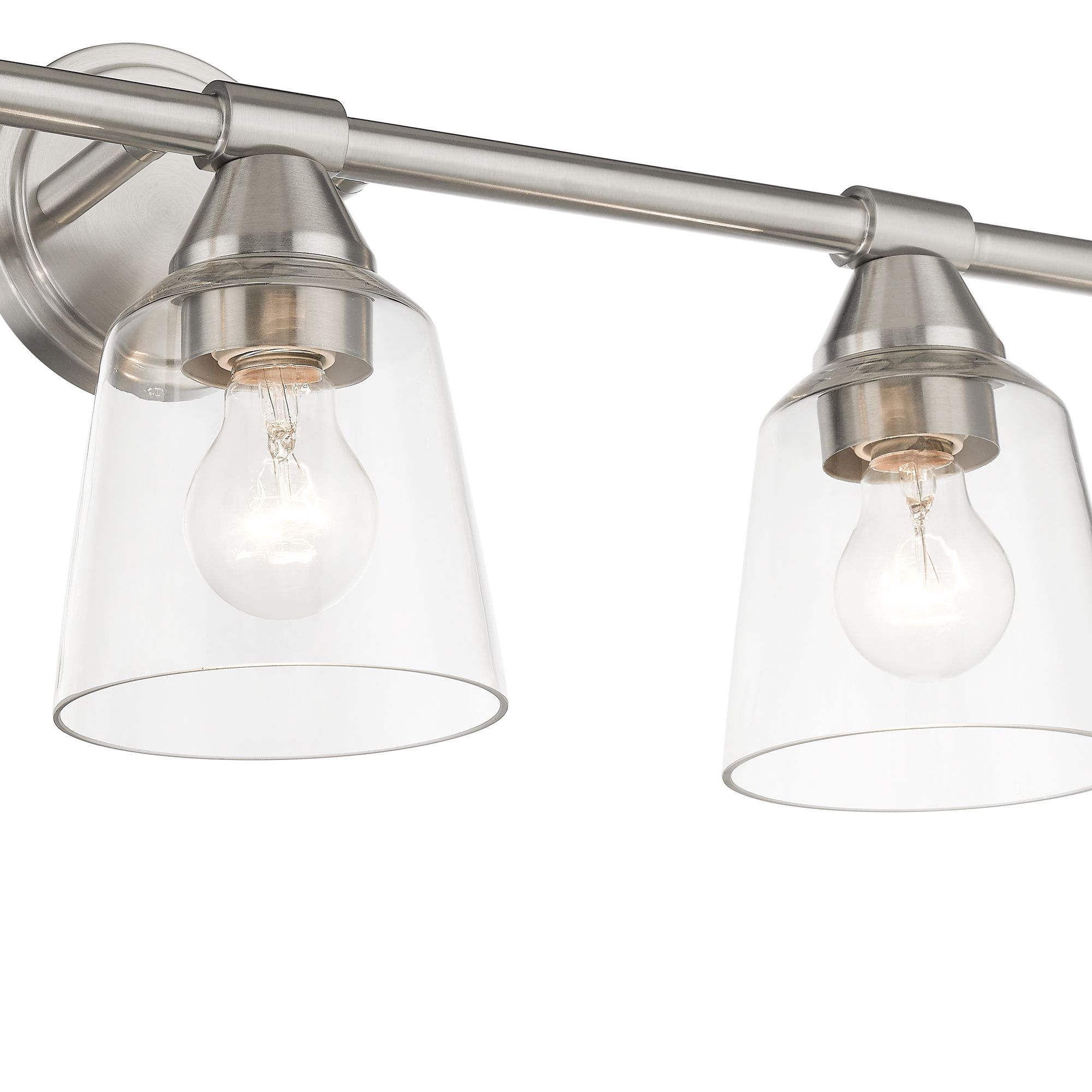 Livex Haddington 42" Wide Brushed Nickel 5-Light Bath Light