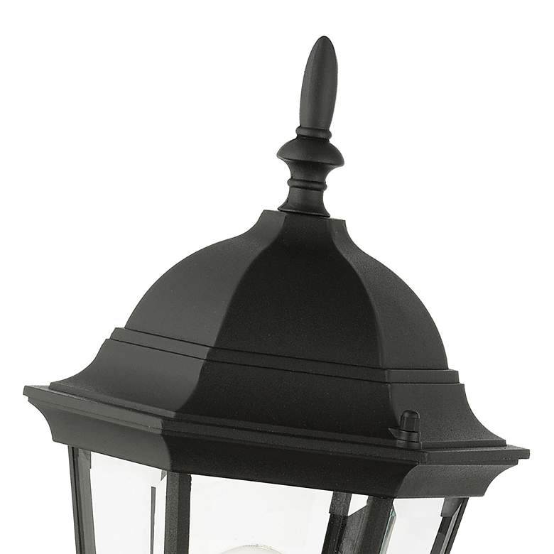 Image 6 Livex Hamilton 19 1/2" Textured Black Outdoor Wall Light more views