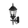 5_Livex Hamilton 24 1/2" Traditional Textured Black Outdoor Wall Light more views