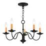 4_Livex Heritage 20" Wide Black 5-Light Chandelier more views