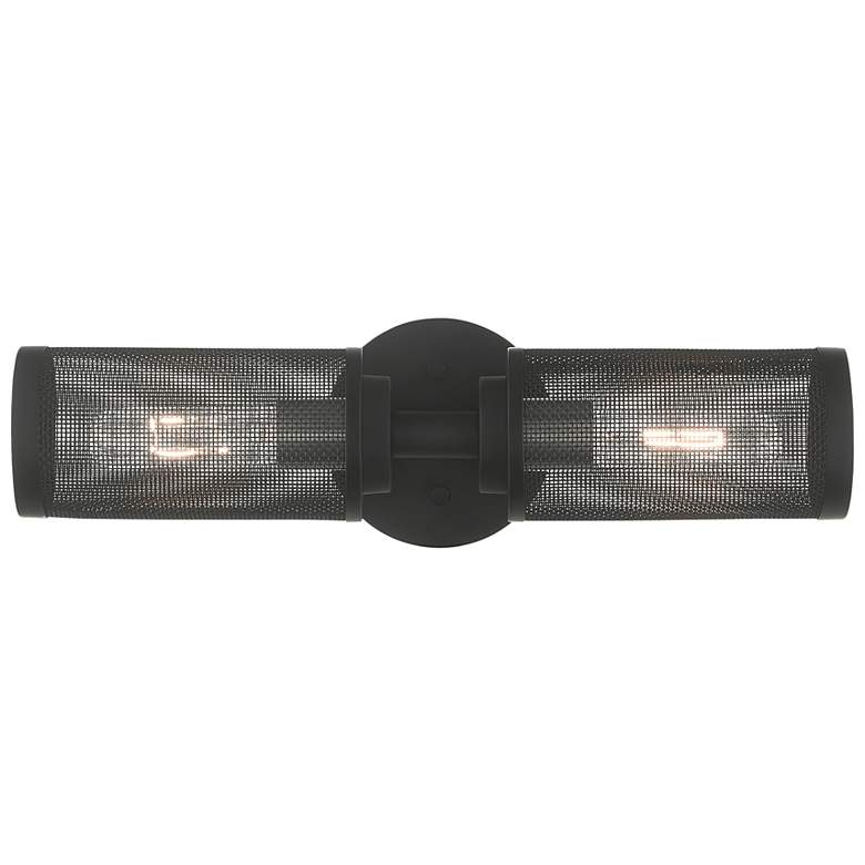 Image 7 Livex Industro 17" High Black 2-Light Wall Sconce more views
