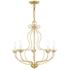 Livex Katarina 23" Wide Soft Gold 5-Light Chandelier