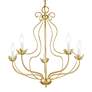 3_Livex Katarina 23" Wide Soft Gold 5-Light Chandelier more views