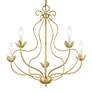 4_Livex Katarina 23" Wide Soft Gold 5-Light Chandelier more views