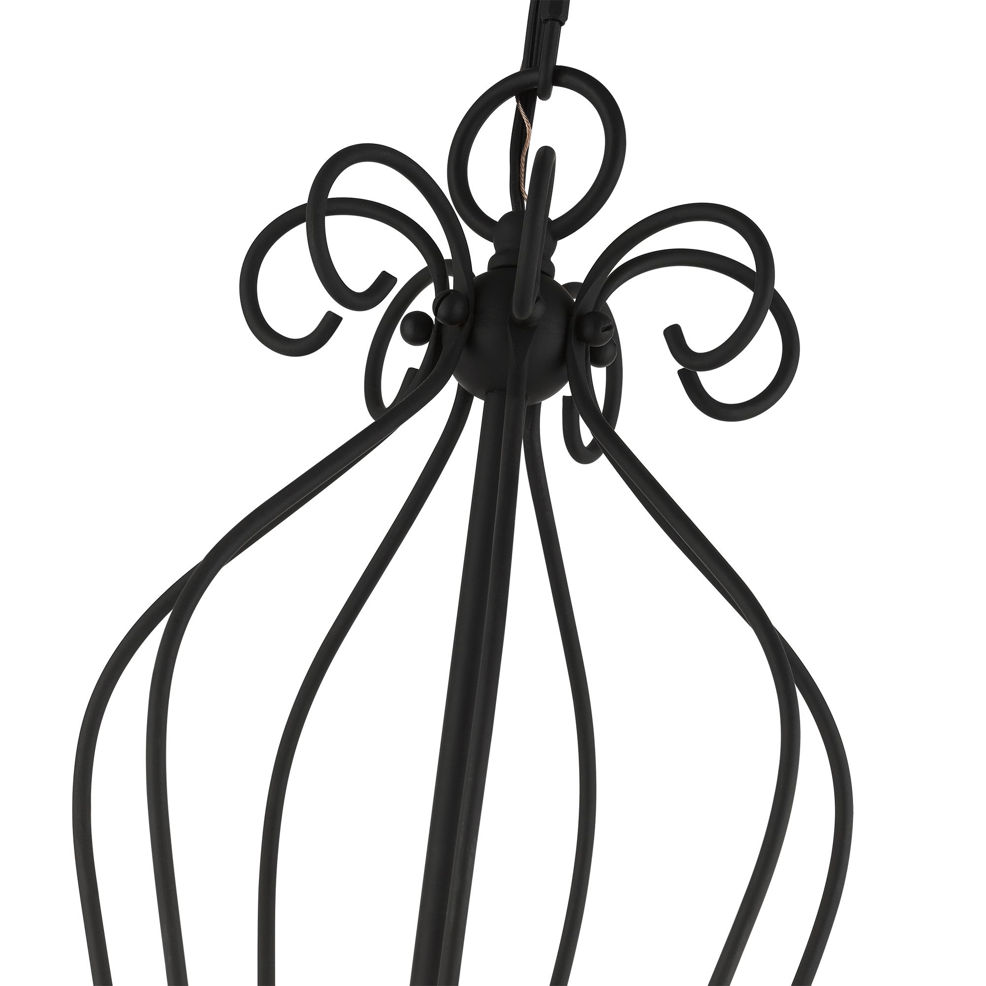 Image 6 Livex Katarina 28" Wide Black 7-Light Chandelier more views