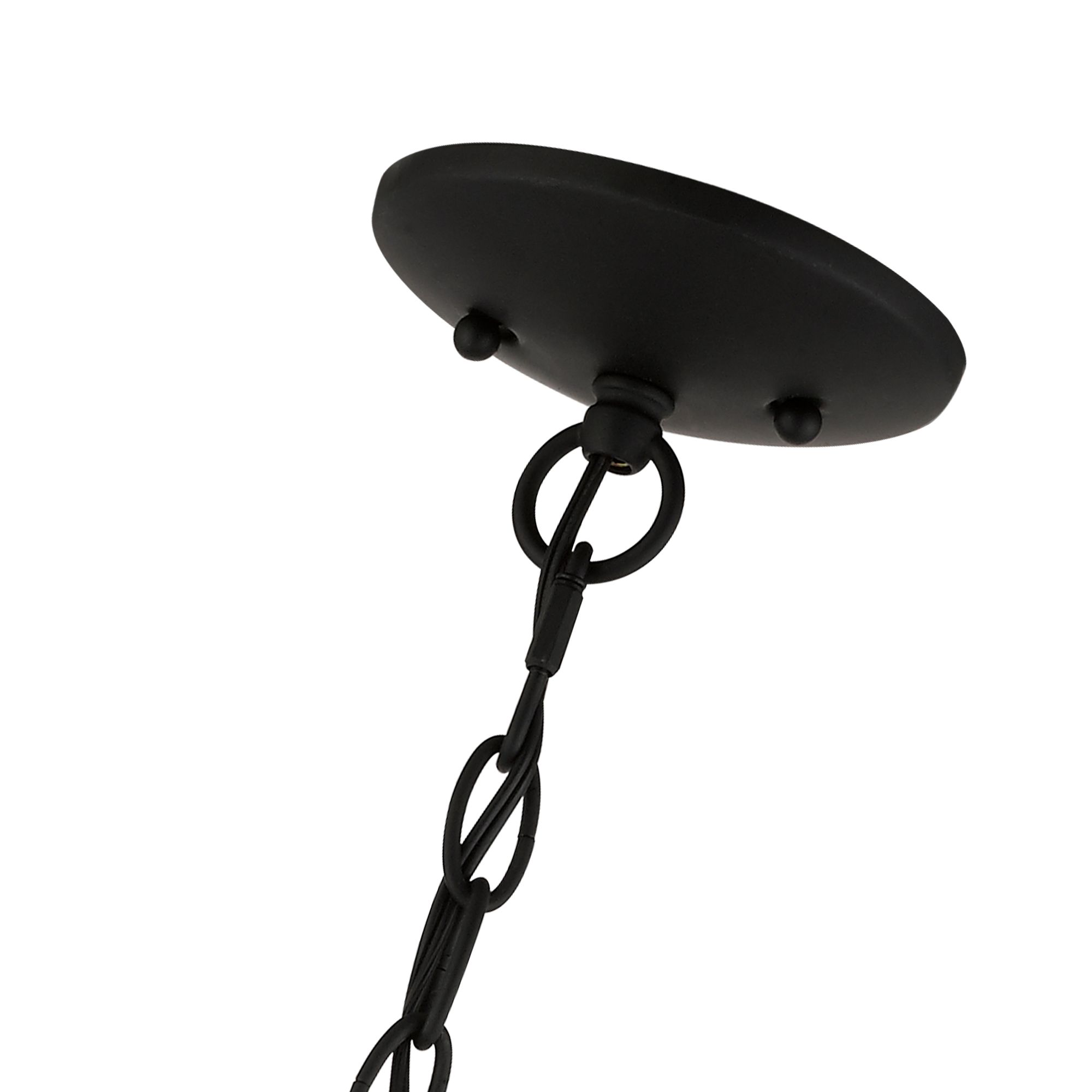 Livex Katarina 28" Wide Black 7-Light Chandelier