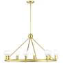 2_Livex Lansdale 34" Wide 8-Light Satin Brass Finish Ring Chandelier