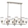 2_Livex Lawrenceville 40" Wide Nickel Kitchen Island Light Chandelier