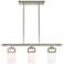Livex Lighitng Harding 28" Brushed Nickel Island Light Chandelier