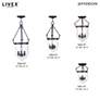 7_Livex Lighitng Jefferson 12" Wide Bronze and Clear Glass Ceiling Light more views