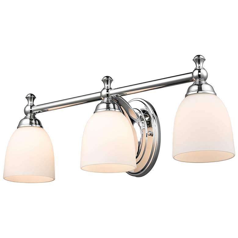 Image 3 Livex Lighitng Quincy 21 1/2" Wide Chrome 3-Light Bath Light more views
