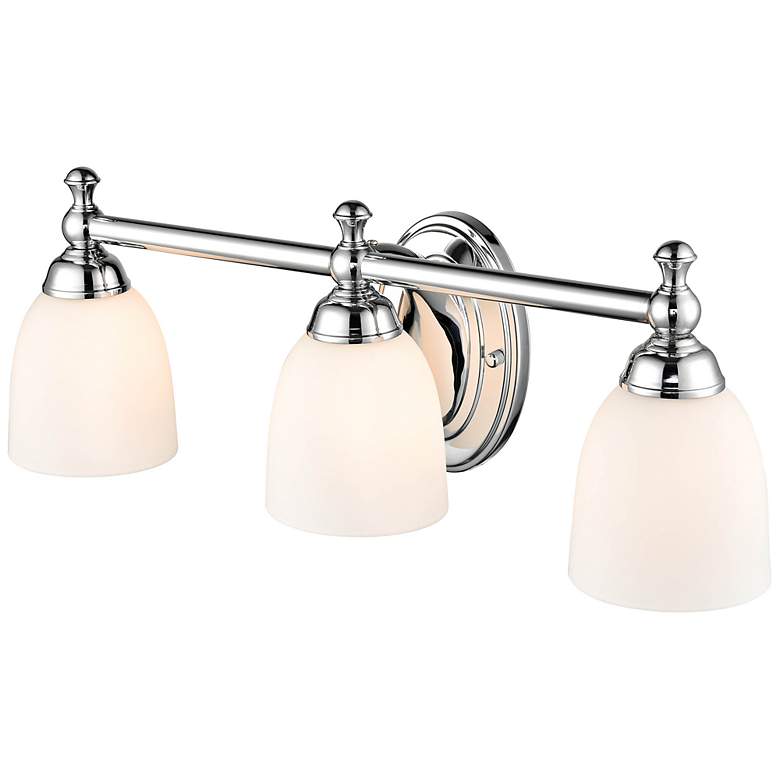 Image 4 Livex Lighitng Quincy 21 1/2" Wide Chrome 3-Light Bath Light more views