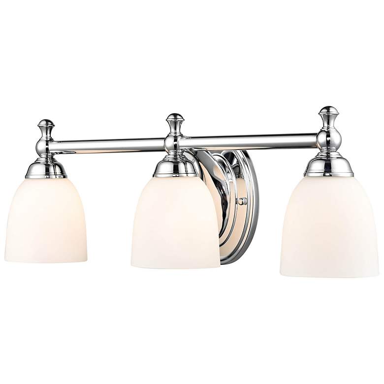 Image 5 Livex Lighitng Quincy 21 1/2" Wide Chrome 3-Light Bath Light more views