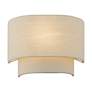 5_Livex Lighting 11" Wide Antique Gold Leaf ADA Wall Sconce Light more views