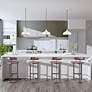 7_Livex Lighting 12" Wide 1-Light Shiny White Modern Mini Pendant more views