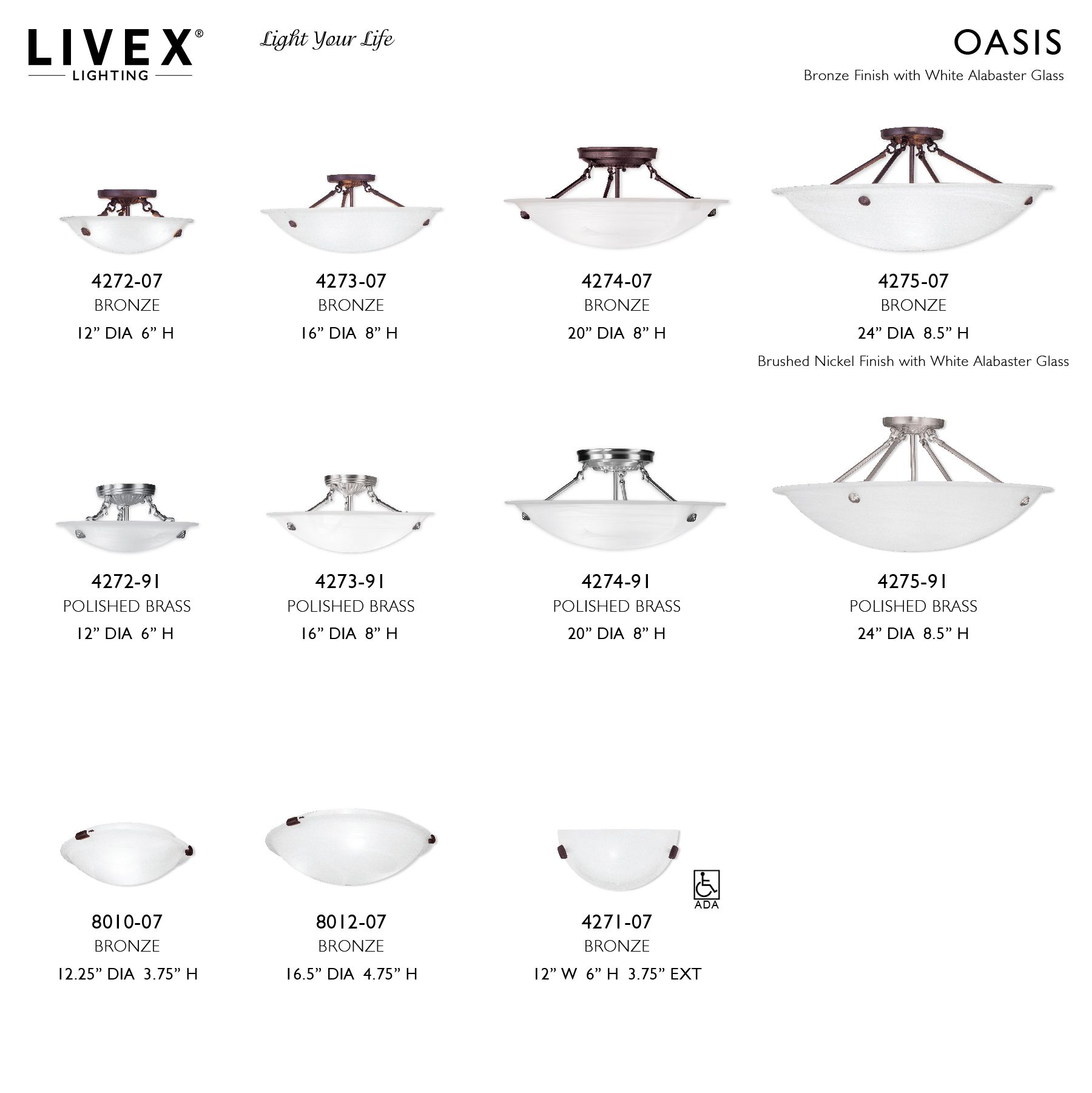 Livex Lighting 12" Wide Bronze and White Glass Wall Sconce