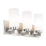 Thumbnail3 of Livex Lighting 18" Wide 3-Light Brushed Nickel Modern Bath Vanity more views