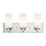 Thumbnail4 of Livex Lighting 18" Wide 3-Light Brushed Nickel Modern Bath Vanity more views