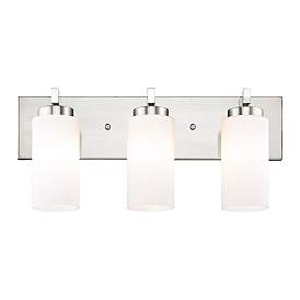 Image5 of Livex Lighting 18" Wide 3-Light Brushed Nickel Modern Bath Vanity more views