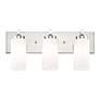 5_Livex Lighting 18" Wide 3-Light Brushed Nickel Modern Bath Vanity more views