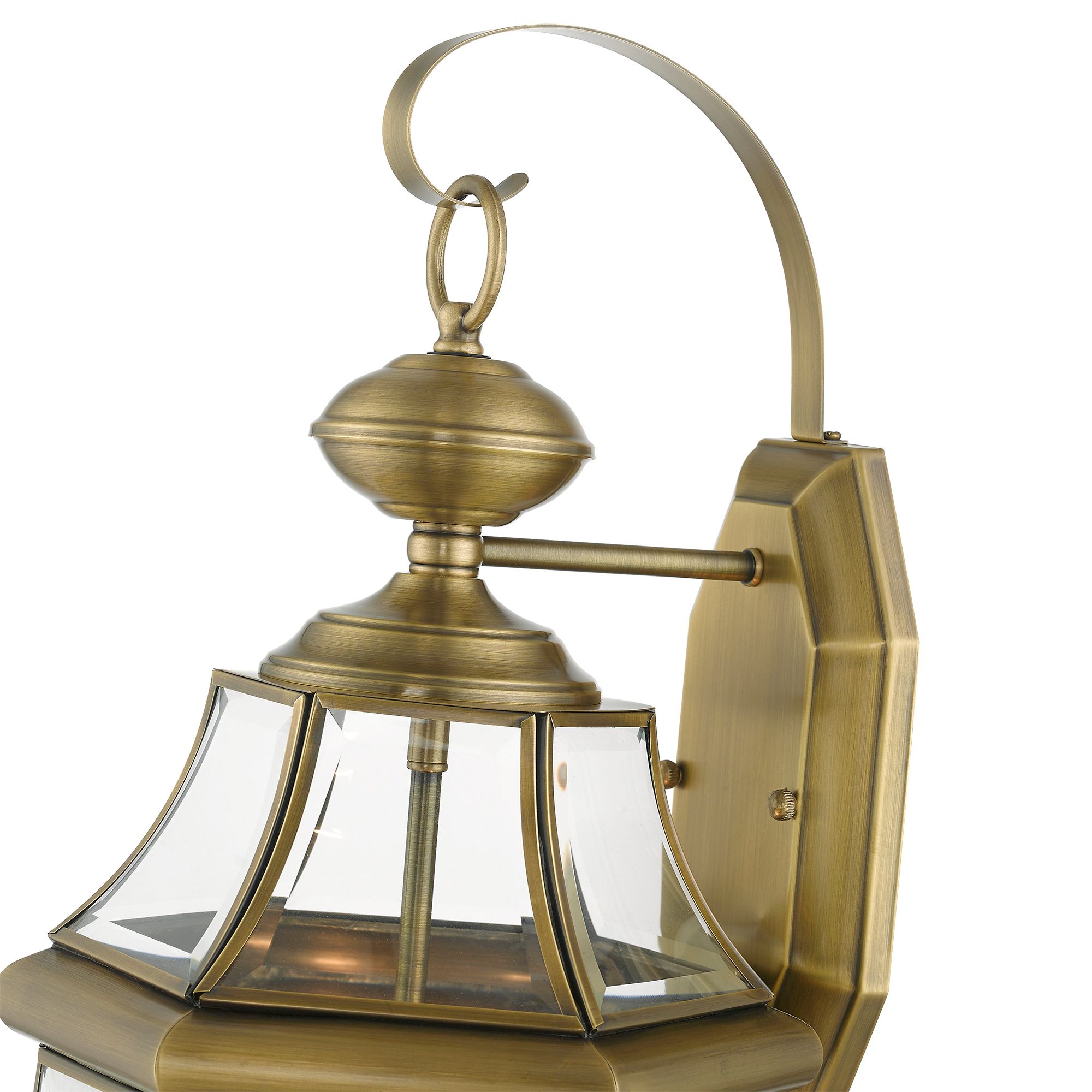 Livex Lighting 20 1/2" High 2-Light Antique Brass Outdoor Wall Lantern