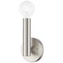 2_Livex Lighting 9" High Modern 1-Light Brushed Nickel ADA Wall Sconce