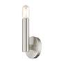6_Livex Lighting 9" High Modern 1-Light Brushed Nickel ADA Wall Sconce more views