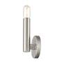 7_Livex Lighting 9" High Modern 1-Light Brushed Nickel ADA Wall Sconce more views