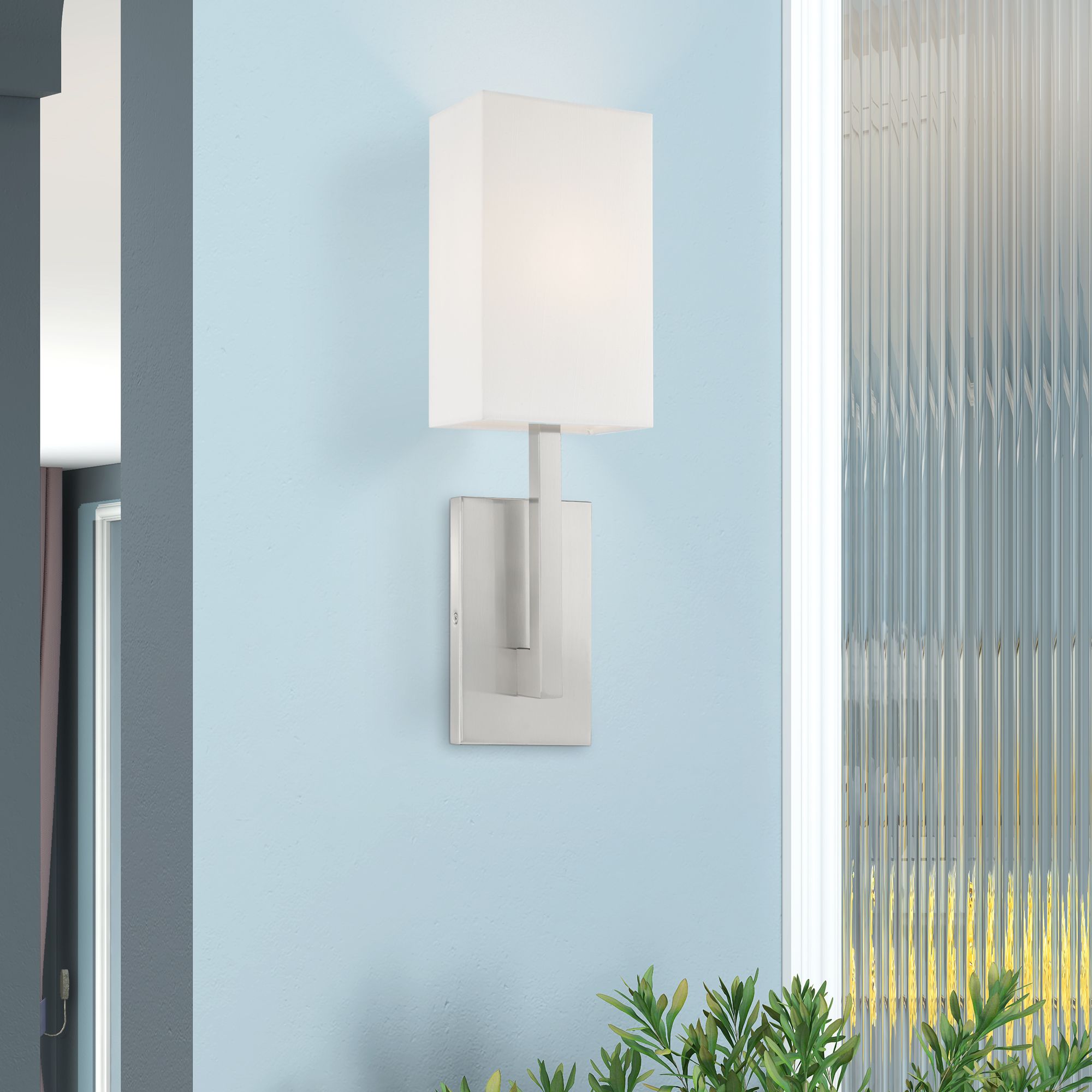 Livex Lighting ADA Wall Sconces Brushed Nickel Collection