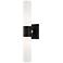 Livex Lighting Aero 17 3/4" High Black ADA 2-Light Wall Sconce