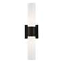 4_Livex Lighting Aero 17 3/4" High Black ADA 2-Light Wall Sconce more views