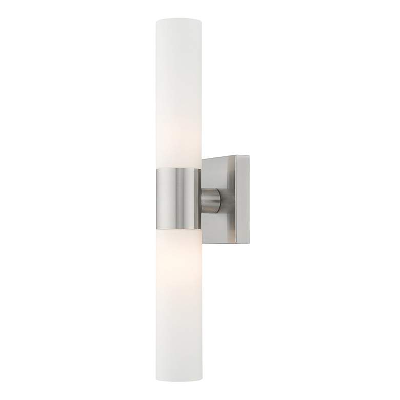 Image 3 Livex Lighting Aero 18" High 2 Light Brushed Nickel Bath Light more views