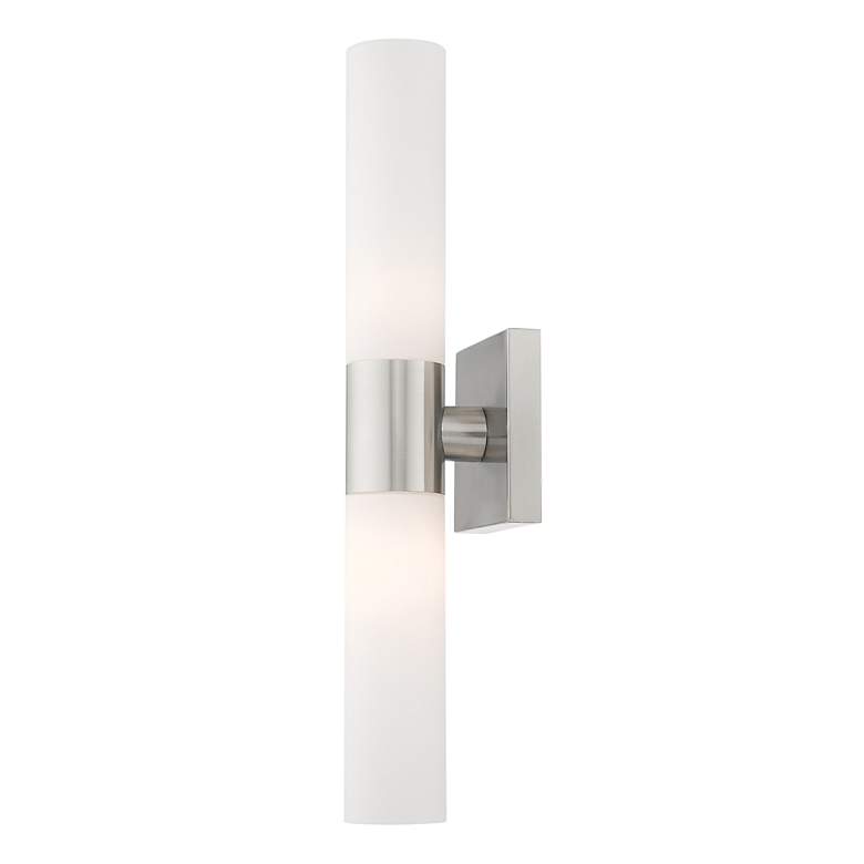 Image 5 Livex Lighting Aero 18" High 2 Light Brushed Nickel Bath Light more views