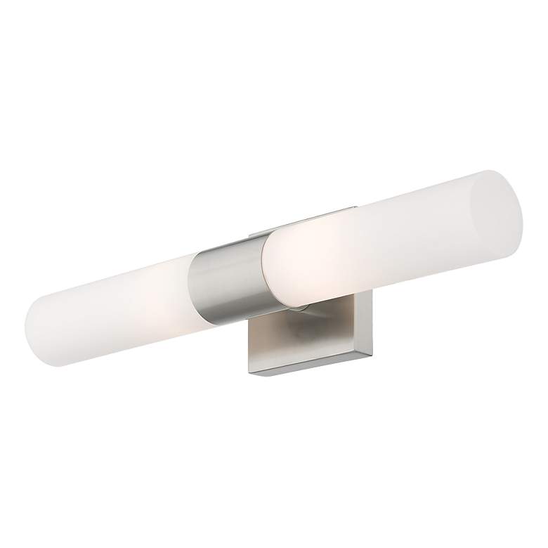 Image 7 Livex Lighting Aero 18" High 2 Light Brushed Nickel Bath Light more views