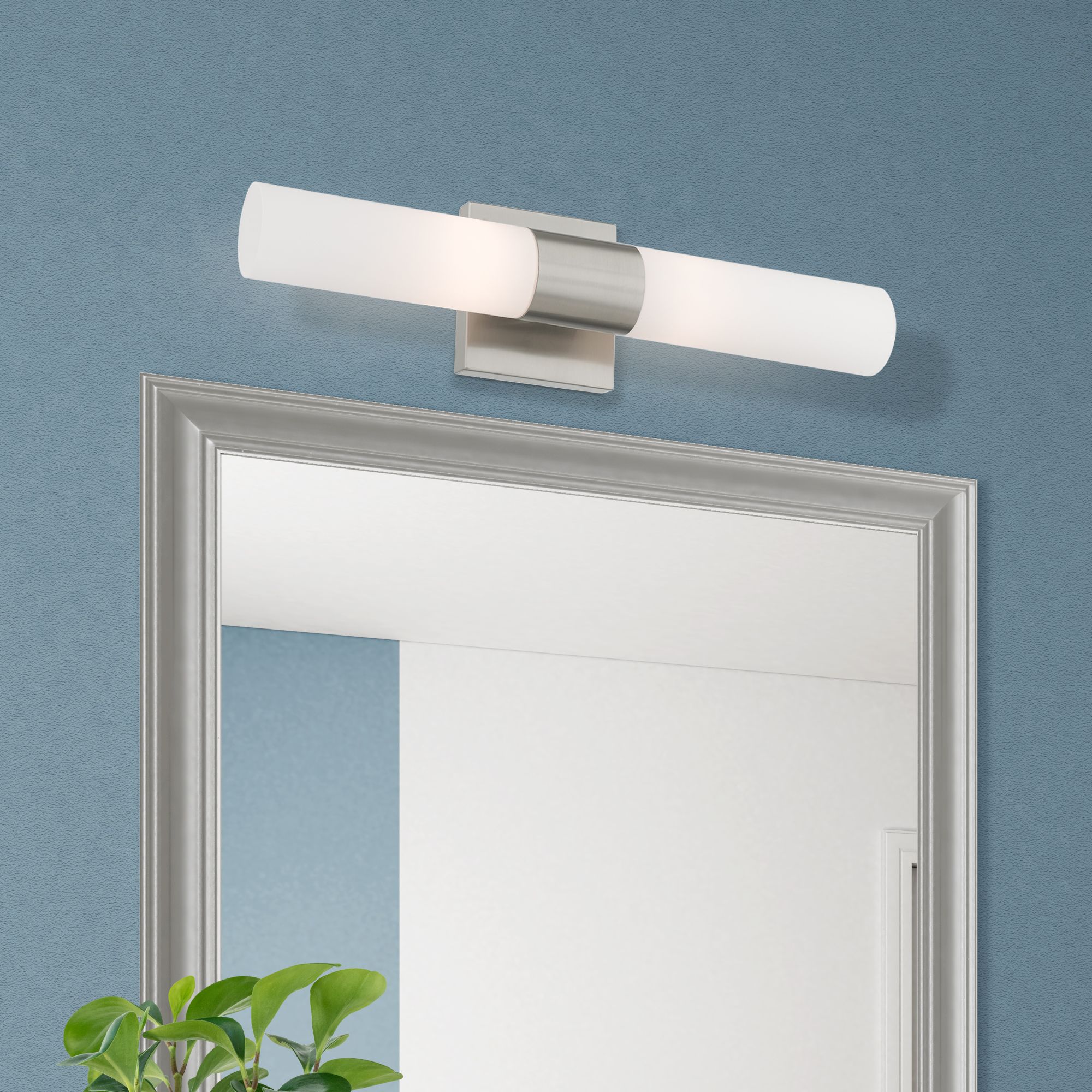 Livex Lighting Aero 18" High 2 Light Brushed Nickel Bath Light